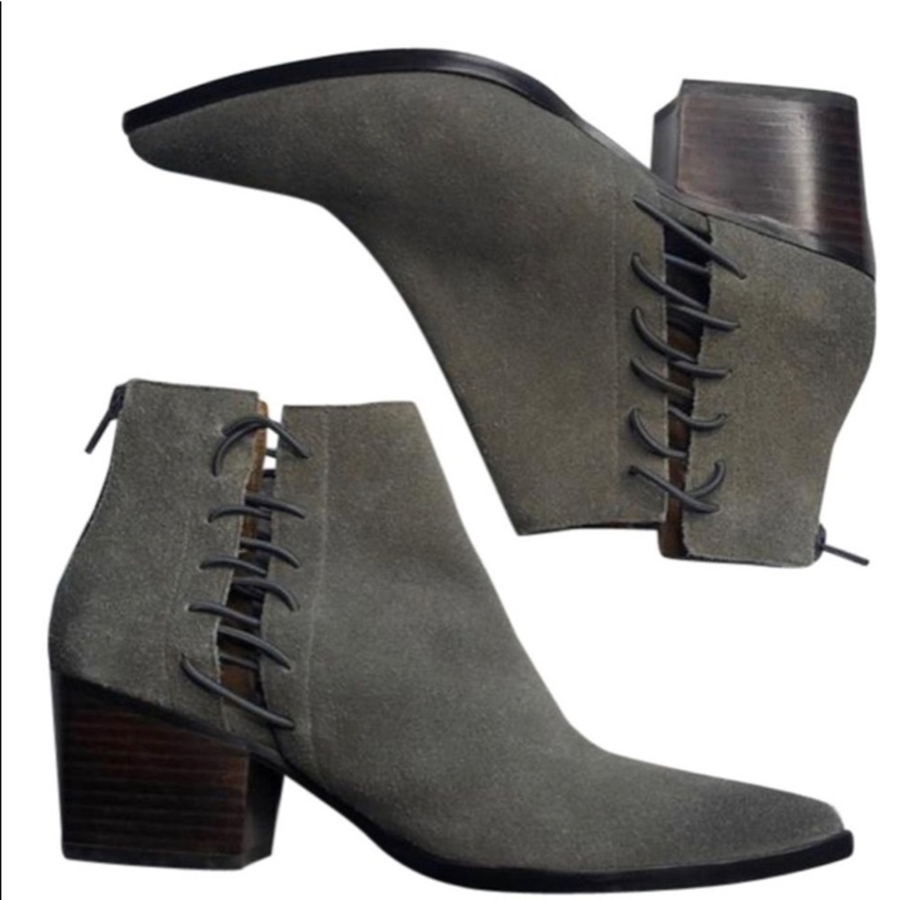 Linea Paolo Suede Booties - size 7